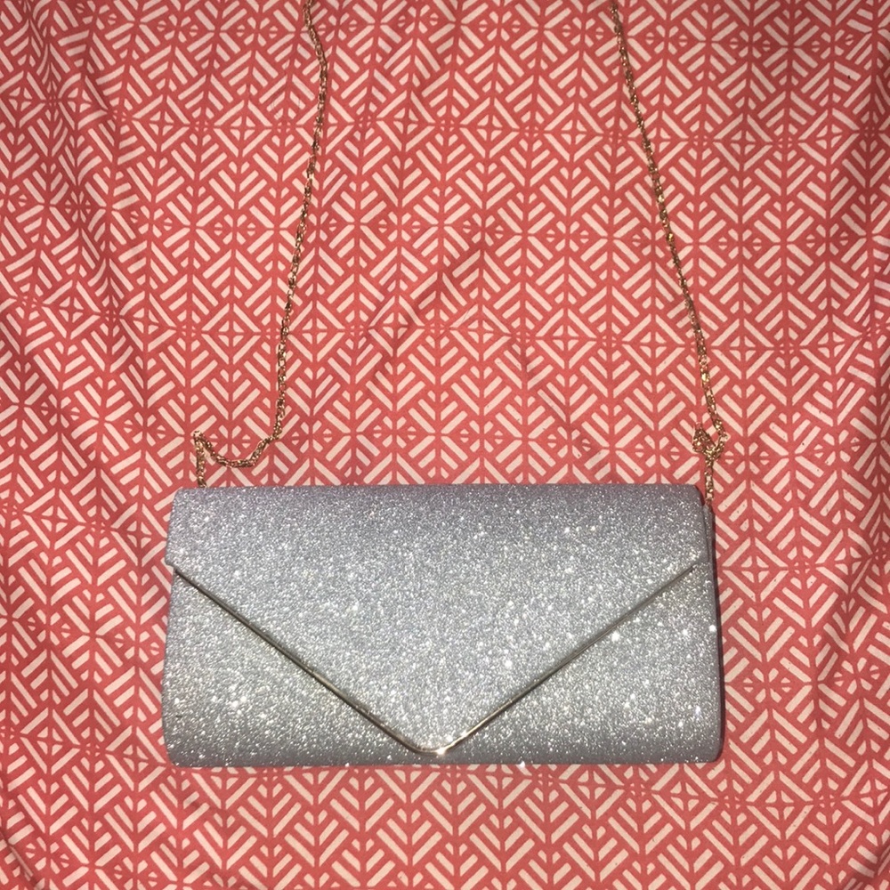 Silver Sparkle Wedding/Prom/Homecoming purse